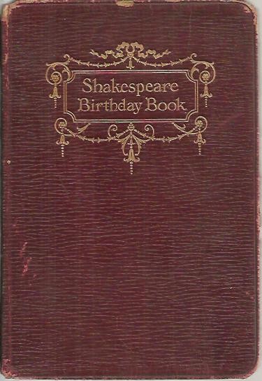 THE SHAKESPEARE BIRTHDAY BOOK.