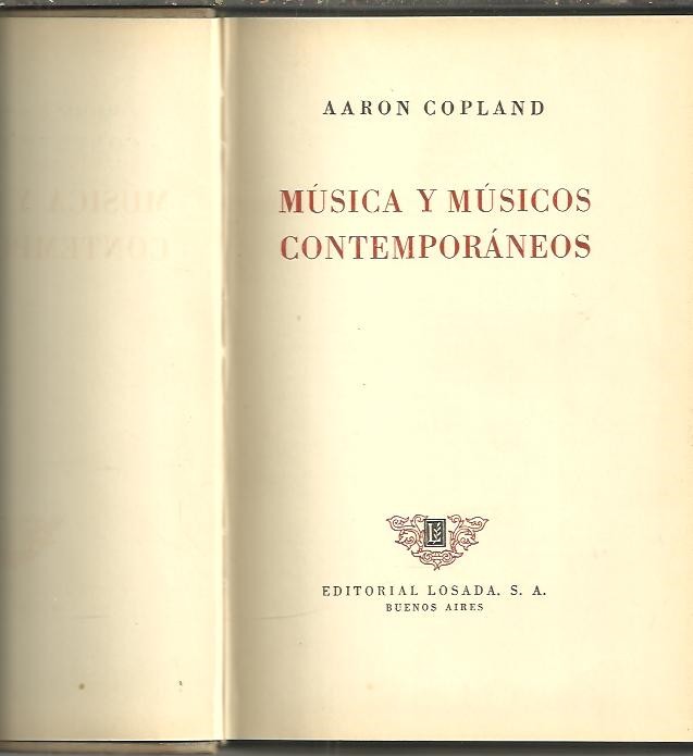 MUSICA Y MUSICOS CONTEMPORANEOS.