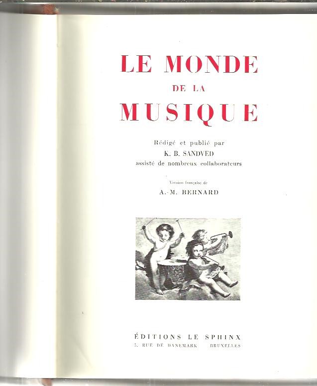 LE MONDE DE LA MUSIQUE.