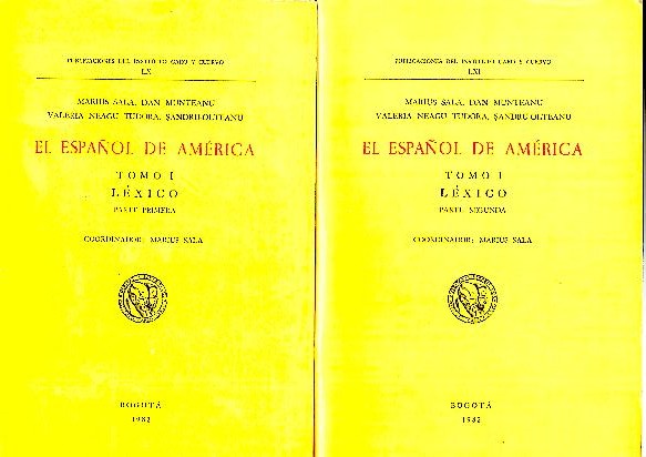 EL ESPAOL DE AMERICA. LEXICO.