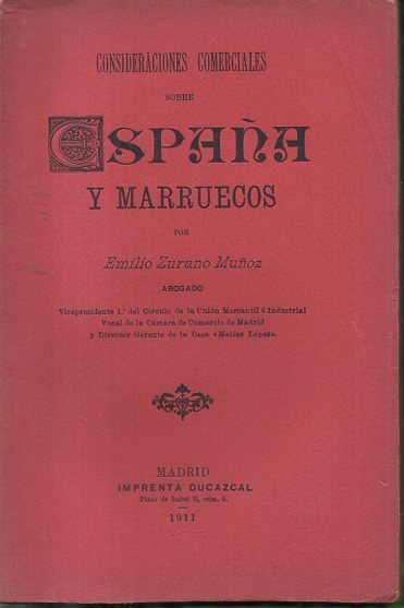 CONSIDERACIONES SOBRE ESPAA Y MARRUECOS.