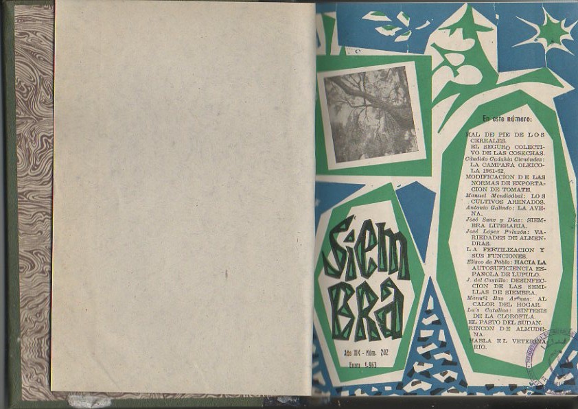 SIEMBRA. A�O XIX. ENERO-DICIEMBRE. NUM. 202-213.