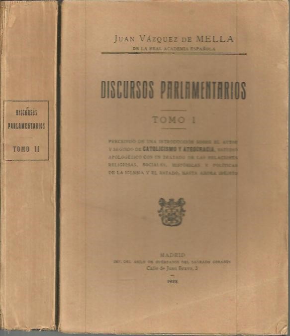 DISCURSOS PARLAMENTARIOS.