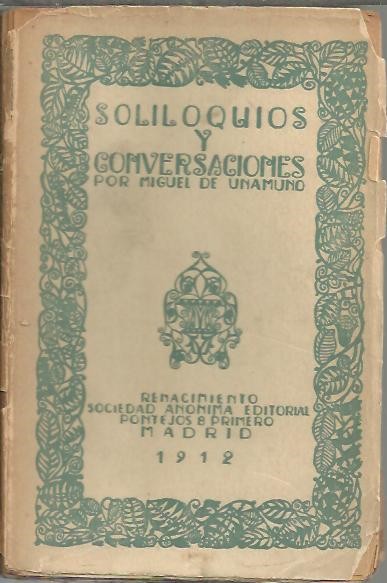 SOLILOQUIOS Y CONVERSACIONES.