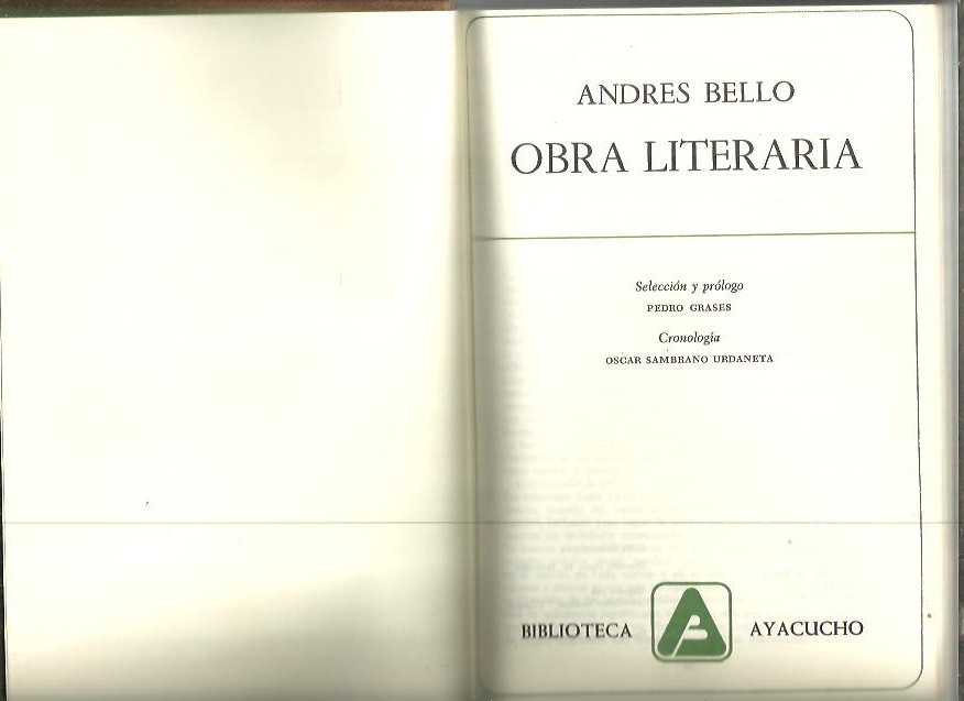 OBRA LITERARIA.