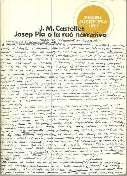 JOSEP PLA O LA RAO NARRATIVA.