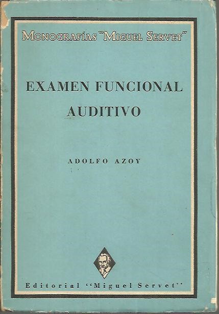 EXAMEN FUNCIONAL AUDITIVO.