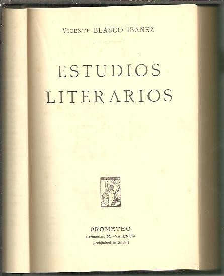 ESTUDIOS LITERARIOS.