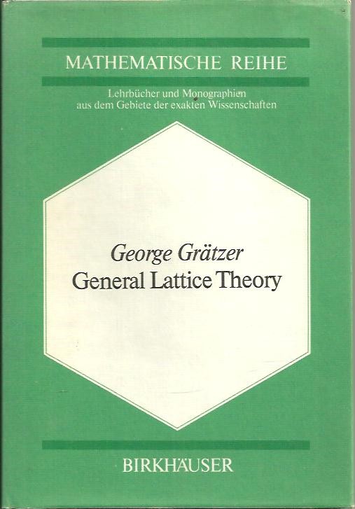 GENERAL LATTICE THEORY.