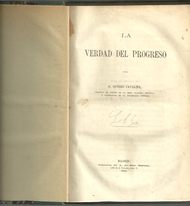 LA VERDAD DEL PROGRESO.