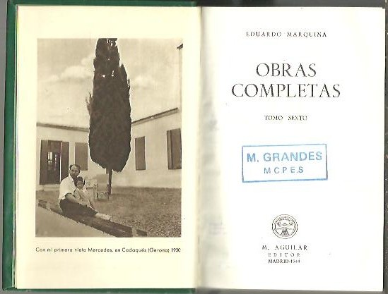 OBRAS COMPLETAS. TOMO VI.