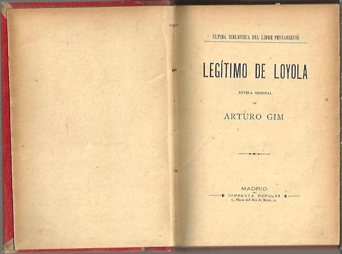 LEGITIMO DE LOYOLA.