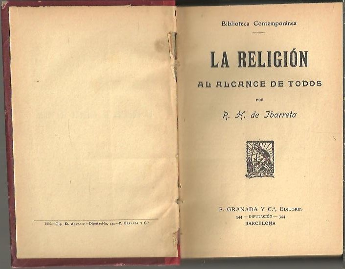 LA RELIGION AL ALCANCE DE TODOS.