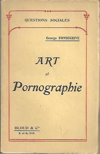 ART ET PORNOGRAPHIE.