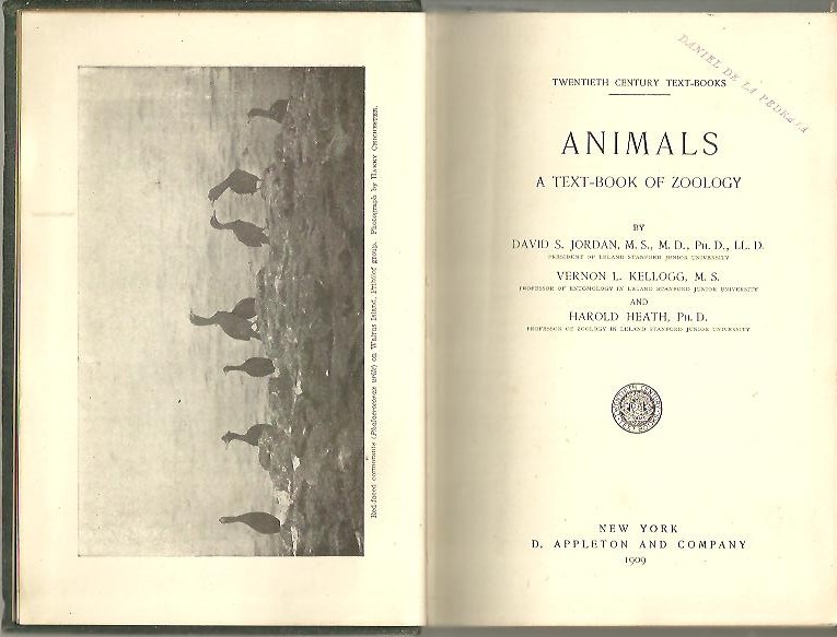 ANIMALS, A TEX-BOOK OF ZOOLOGY.