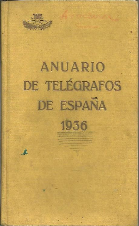 ANUARIO DE TELEGRAFOS DE ESPAA. AO XIV.