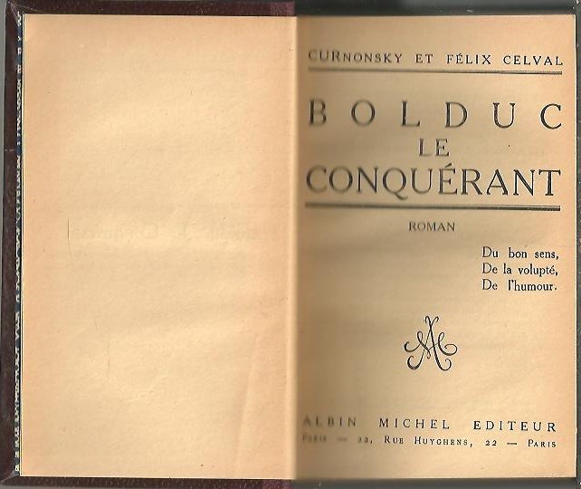 BOLDUC LE CONQUERANT.