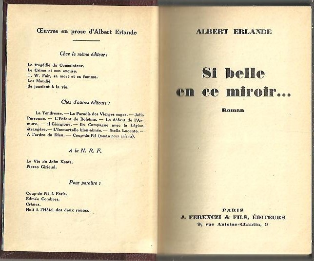 SI BELLE EN CE MIROIR�