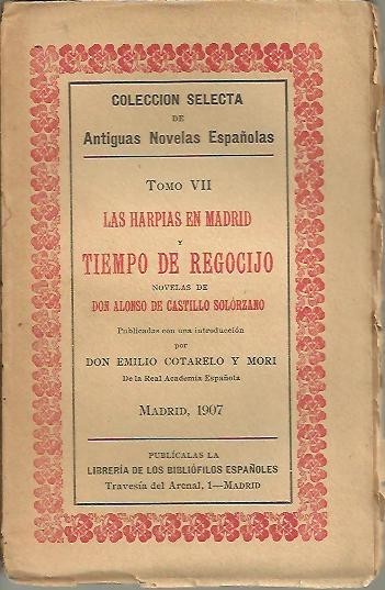 LAS HARPIAS EN MADRID Y TIEMPO DE REGOCIJO.