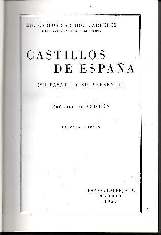 CASTILLOS DE ESPAA (SU PASADO Y SU PRESENTE).