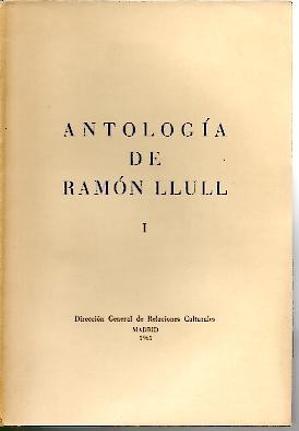 ANTOLOGIA DE RAMON LLULL.