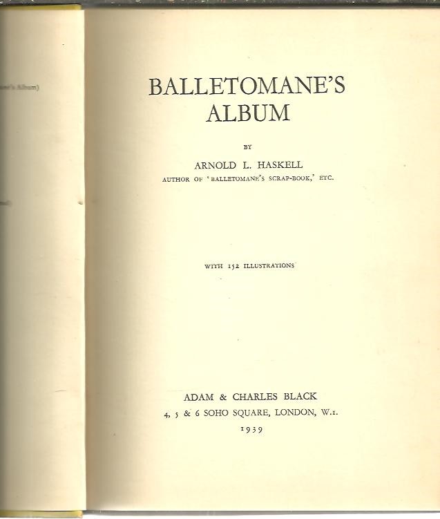 BALLETOMANE'S ALBUM.