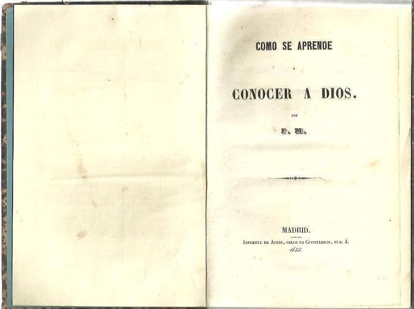 COMO SE APRENDE A CONOCER A DIOS.