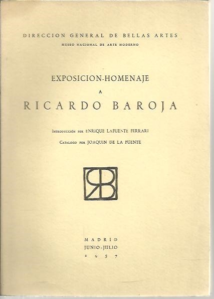 EXPOSICION-HOMENAJE A RICARDO BAROJA.