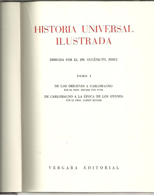 HISTORIA UNIVERSAL ILUSTRADA.