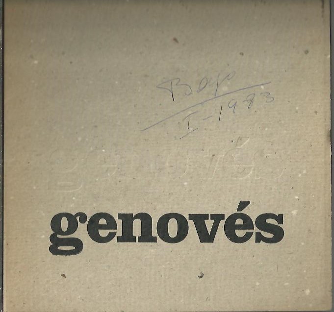 GENOVES. 20 AOS DE PINTURA. 1962-1982.
