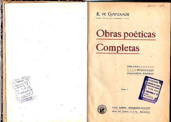 OBRAS POETICAS COMPLETAS.