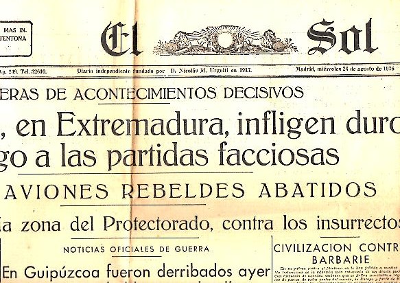 EL SOL. AO XX. N. 5932. 26-AGOSTO-1936.