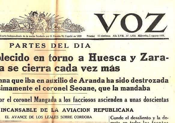 LA VOZ. AO XVII. N.4859. 5-AGOSTO-1936.