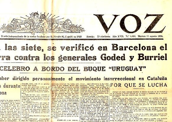 LA VOZ. AO XVII. N.4864. 11-AGOSTO-1936.