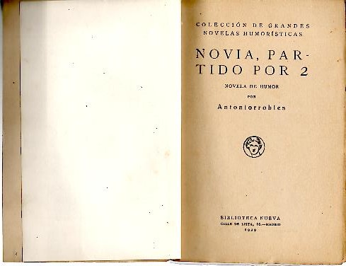 NOVIA PARTIDO POR 2.