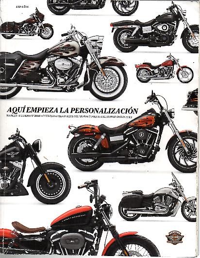 AQUI EMPIEZA LA PERSONALIZACION. HARLEY DAVIDSON 2010 ACCESORIOS ORIGINALES DEL MOTOR Y PIEZAS DEL MOTOR ORIGINALES.