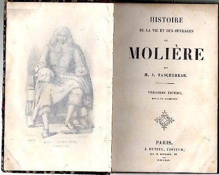 HISTOIRE DE LA VIE ET DES OUVRAGES DE MOLIERE.