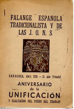 ANIVERSARIO DE LA UNIFICACION Y EXALTACION DEL FUERO DEL TRABAJO.