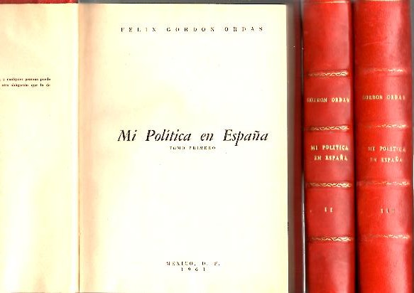 MI POLITICA FUERA DE ESPA�A.