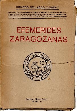 EFEMERIDES ZARAGOZANAS.