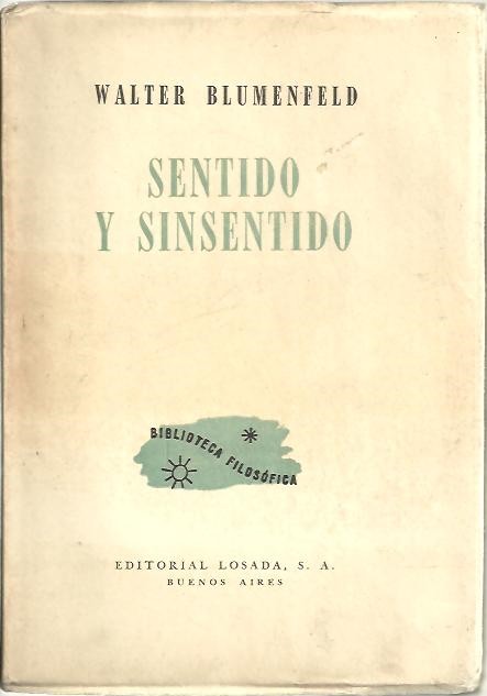 SENTIDO Y SINSENTIDO.