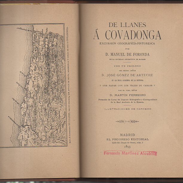 DE LLANES A COVADONGA. EXCURSION GEOGRAFICO-PINTORESCA.