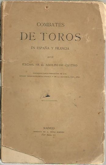 COMBATES DE TOROS EN ESPAA Y FRANCIA.
