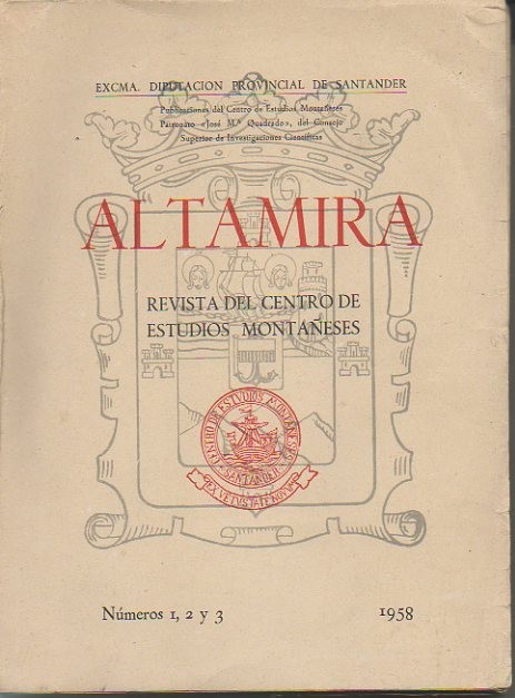 ALTAMIRA. REVISTA DEL CENTRO DE ESTUDIOS MONTAESES. NUMEROS 1, 2 Y 3.