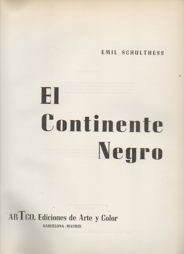 EL CONTINENTE NEGRO.