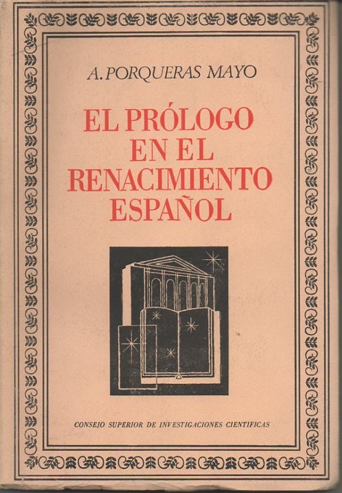 EL PROLOGO EN EL RENACIMIENTO ESPA�OL.
