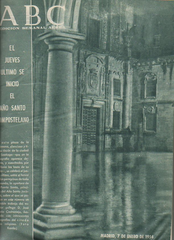 ABC. EDICION SEMANAL AEREA. 7 ENERO-24 JUNIO 1954. AO 47.