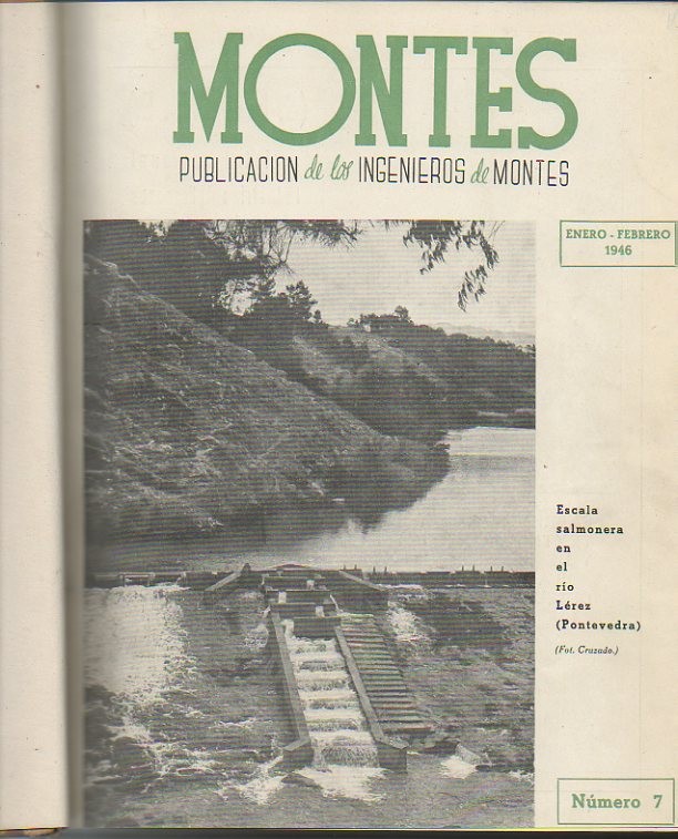 MONTES. PUBLICACION DEL CUERPO DE INGENIEROS DE MONTES. 1946. AO II. N. 7-12