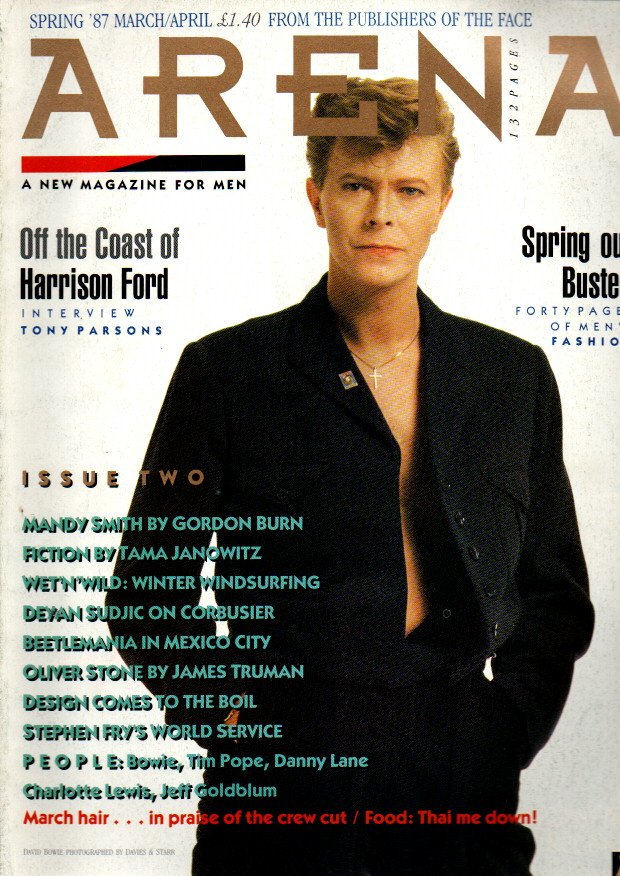 ARENA. A NEW MAGAZINE FOR MEN. N. 2. SPRING 87.