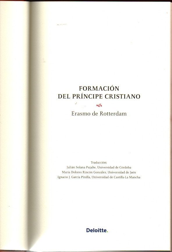 FORMACION DEL PRINCIPE CRISTIANO.